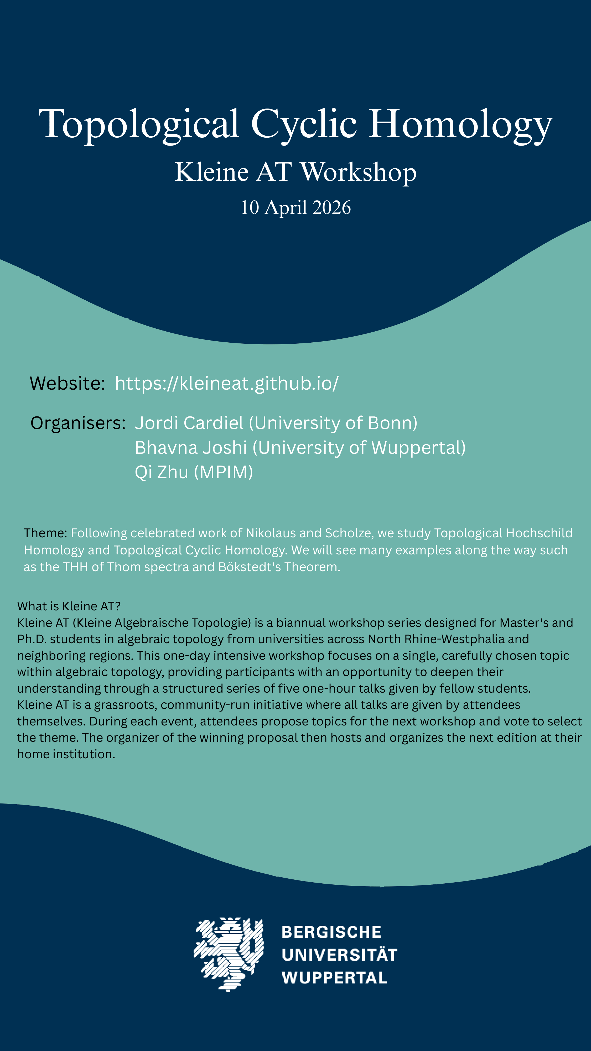 Kleine AT II event poster